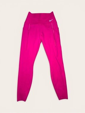 Nike Fuchsia Dri-Fit Universa High-Waist 7/8 Leggings Size Small